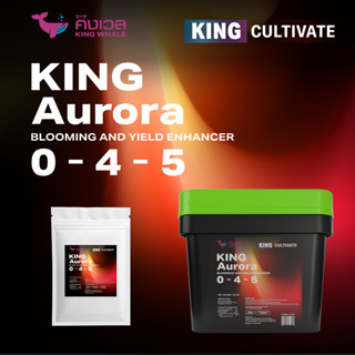 KING Aurora ( PK 0-4-5) ปุ๋ย เสริมเพิ่มขนาดและน้ำหนักดอก | KING WHALE