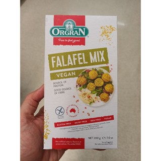 Orgran Falafel Mix Vegan สำหรับทำ ฟาลาเฟล ออร์แกรน 200กรัม ราคาพิเศษ