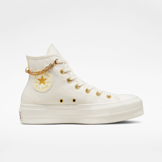 Converse รองเท้าผ้าใบผู้หญิง Chuck Taylor All Star Valentines Day Hi | Egret/Thriftshop Yellow ( A04453CS3CMXX )