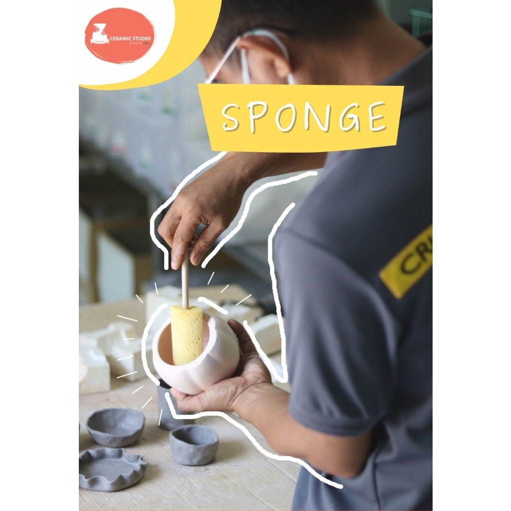 #ฟองน้ำ
#เครื่องมือเซรามิก
#อุปกรณ์ขึ้นรูปปั้น
#ทำความสะอาดเซรามิก
#ฟองน้ำเอนกประสงค์