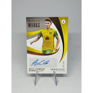 Billy Gilmour Modern Marks Auto 44/49Immaculate Collection  Norwich City 2021