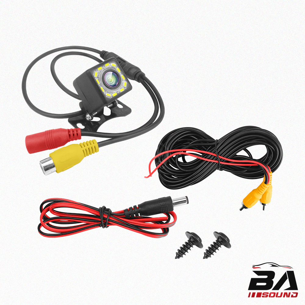 BA SOUND กล้องถอยหลัง LED 12ดวง 【กันน้ำได้】 มี 2รุ่นให้เลือก TL01/TL02 กล้องมองหลังติดรถยนต์ สำหรับใช้ดูภาพตอนถอยหลัง thumbnail 10