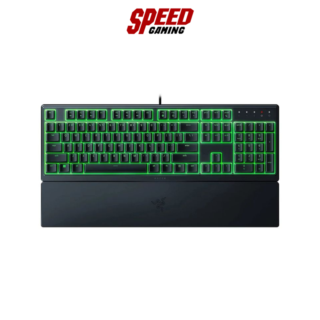 RAZER GAMING KEYBOARD ORNATA V3 X BLACK MEMBRANE ABS GREEN LED / By Speed Gaming