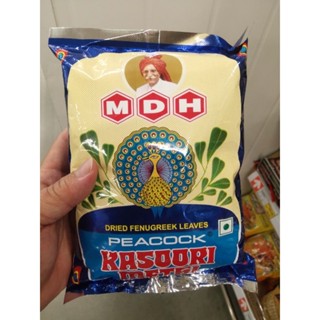 ecook อินเดีย กาซูริ มิทิ ใบลุกซัด mdh peacock kasoori methi 100g