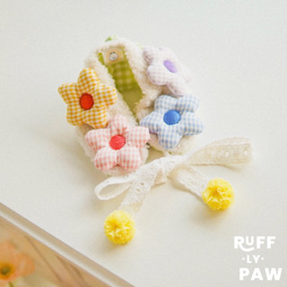 Ruff.Ly.Paw Colorful Flower Scarf 🌸