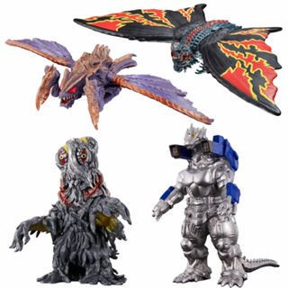 ฟิกเกอร์ การ์ตูนญี่ปุ่น Bandai Movie Monster Series Godzilla Vs Hedora Megaguirus Battra Mechagodzilla