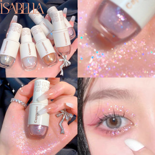 ISABELLA พร้อมส่ง อายแชโดว์ไฮไลท์ เนื้อลิขวิด แต่งกลิตเตอร์ ประกายมุก รูปหมี B11