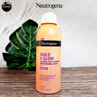 [Neutrogena] Build-A-Glow Gradual Self Tanning Moisturizing Spray 141 g นูโทรจีน่า สเปรย์ เปลี่ยนผิวเป็นสีแทน