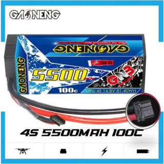 GNB 4s 5500mAh 100c 14.8v XT60 Lipo Battery แบตเตอรี่ Gaoneng สำหรับรถวิทยุบังคับ