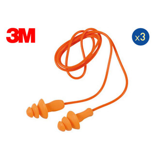 ปลั๊กอุดหู พร้อมสายพลาสติก 3M™ รุ่น 1270(3 ชิ้น)