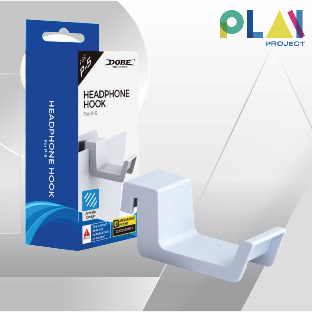 ที่วางหูฟัง Dobe Headphone Hook สำหรับ PS5 [ที่แขวนหูฟัง] [มือ1]