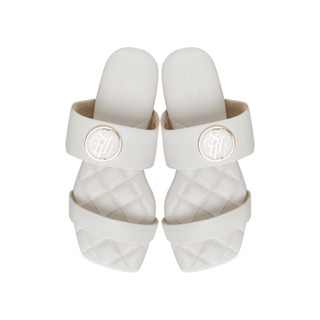 SHU PALETTE SOFT ENAMEL SANDALS - WHITE รองเท้าแตะ