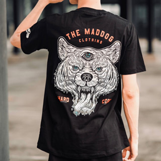 Maddogstreet ® เสี้อยืดลาย รุ่น หมา 3 Eye แขนสั้น เสื้อยืดผู้ชาย