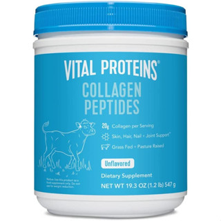 Vital Proteins Collagen Peptides Powder, Promotes Hair, Nail, Skin, Bone and Joint Health, Unflavored 19.3 OZ