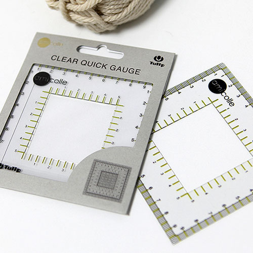 Tulip ไม้บรรทัด CLEAR QUICK GAUGE สำหรับ knitting[AC-052]