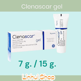 Clenascar ผิวเรียบเนียน ดูแลแผลเป็น ขาวฟ้า มี 2 ขนาดให้เลือก 7 กรัม / 15 กรัม