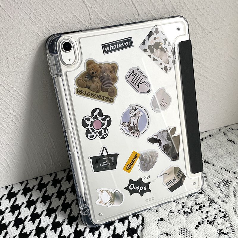 Acrylic case เคสไอแพด air4 air5 หลังใส เคส สำหรับ ไอแพด แอร์4 10.9 pro11 2022 10.2 gen7 gen8 gen9 เจน10 ใส่ปากกาด้าน