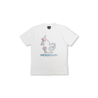 Indigoskin Weaving Fish Logo Tee เสื้อยืด สีขาว ทุกไซส์