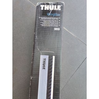 Thule wing bar 969 สีเงินของใหม่ตัวโชว์กล่องไม่สวย