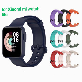 สาย for MI watch lite สายซิลิโคน ป้องกันสําหรับ Xiaomi Watch Lite สายนาฬิการัดข้อมือ แบบเปลี่ยน for Xiaomi Mi Watch lite