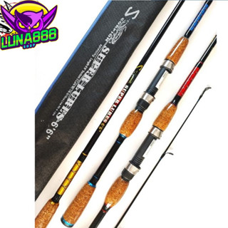 SCORPION SUPER LURES คันสปินนิ่งขนาดยาว 6.6 ฟุต 2 ท่อน เวท 4-12 lb.