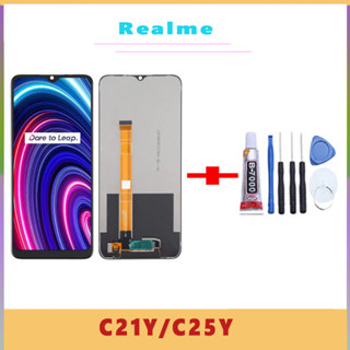 จอ Realme C21Y/C25Y แถมชุดไขควงกับกาวติดหน้าจอ