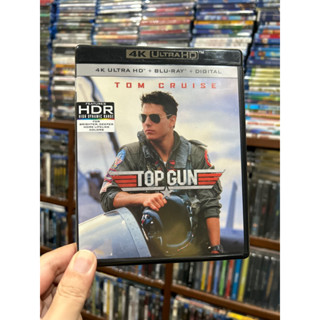 4k uhd+blu-ray เรื่อง Top Gun : มีบรรยายไทย แผ่นแท้น่าสะสม