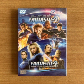 DVD : Fantastic Four ภาค 1 + 2 Rise of the Silver Surfer [มือ 1] Chris Evans / Jessica Alba ดีวีดี หนัง