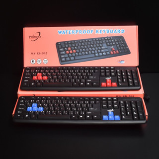 Primaxx ws-kb-502 Gaming Keyboard USB คีย์บอร์ดเกมมิ่ง Black