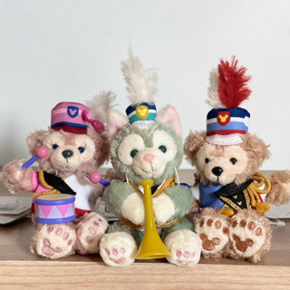 พวงกุญแจดัฟฟี่ เซ็ท 3 ชิ้น Duffy and Friends Happy Marching Fan ลิขสิทธิ์แท้ ของสะสมมือสองญี่ปุ่น