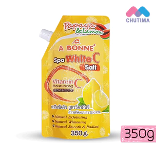 เกลือขัดผิว เกลือสปา สครับผิวกาย เอ บอนเน่ สปา ซอลท์ A bonne Spa Yogurt/ Milk/ White C Salt 350g.