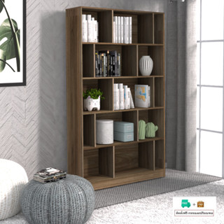 Inhome Furniture ชั้นวางหนังสือ W120×D30×H198 รุ่น SS-1236 Inhome Furniture Book Shelves W120×D30×H198 SS-1236-S-WH