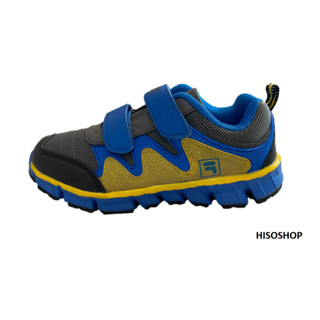 รองเท้าผ้าใบ FILA รุ่น SW04 สีเทา-ดำ-เหลือง-น้ำเงิน ไซต์ 31 EUR แบรนด์แท้จาก shop 100% พร้อมกล่อง ป้ายครบ