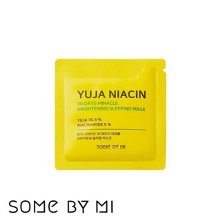 tester | SOMEBYMI 🍊YUJA NIACIN BRIGHTENING SLEEPING MASK 1.2g