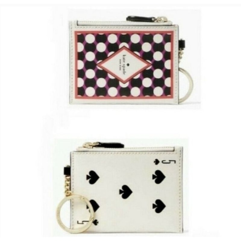 Kate Spade Lucky Draw Playing Card Coin Bag Cards