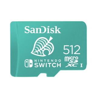 SANDISK 512GB Micro SD Card Nintendo Cobranded SDSQXAO-512G-GN3ZN (100MB/s,)