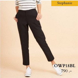 GSP Stephanie Pants กางเกงทำงานสีดำขายาว (OWP18BL)