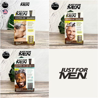 [Just For Men] Control GX Grey Reducing Shampoo for Lighter Shades118 ml แชมพูเปลี่ยนสีผม แชมพูปิดผมขาว ผมหงอก