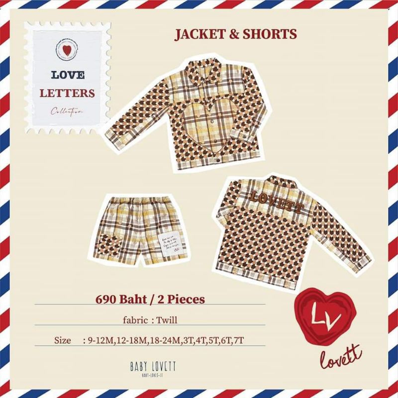 Babylovett Love Letters jacket&shots Used/Like New!! size: 5t