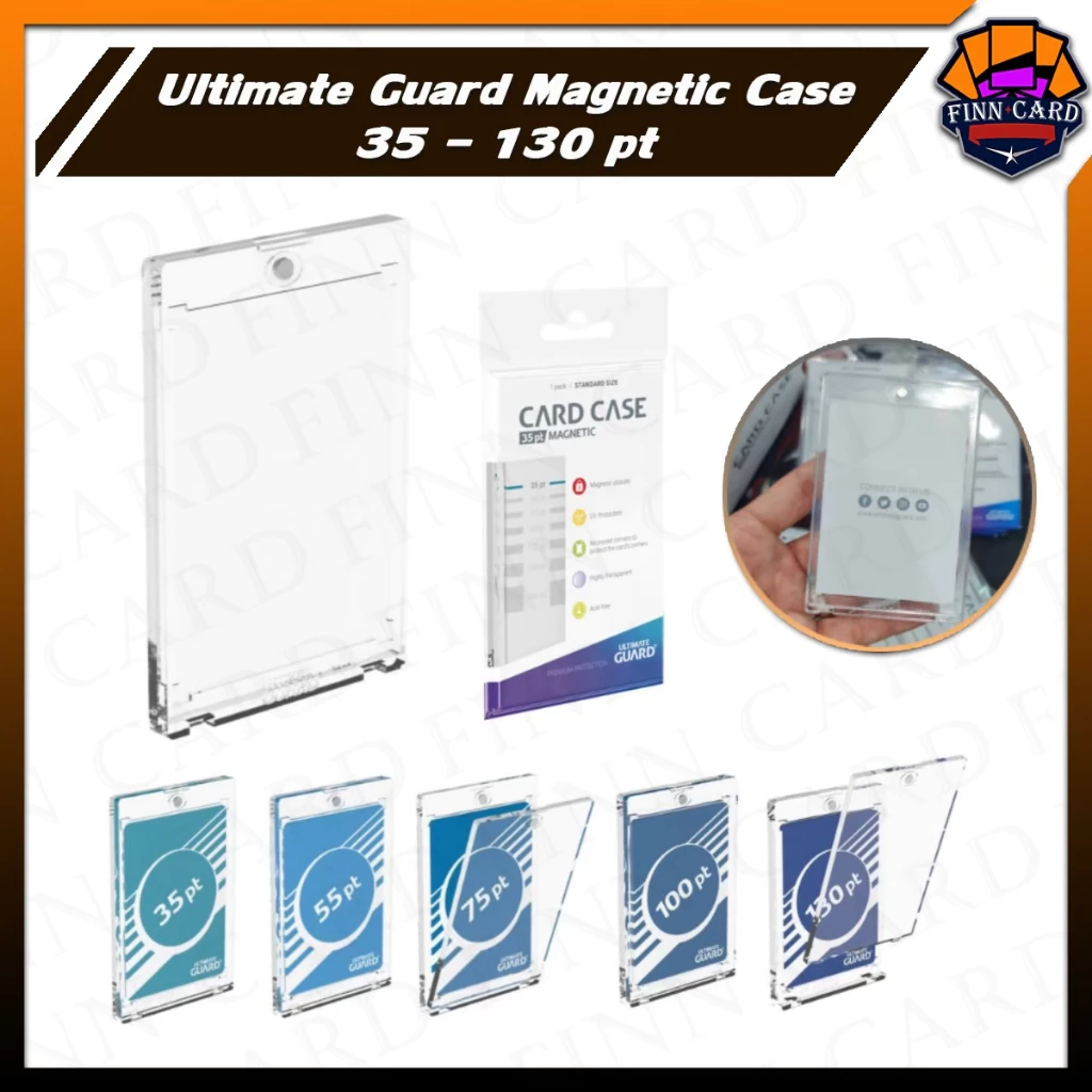 【FINNCARD】Ultimate Guard Magnetic Case magnet สำหรับใส่การ์ด 35pt/55pt/75pt/100ptและ130pt ยี่ห้อของเยอรมัน คุณภาพดี MN