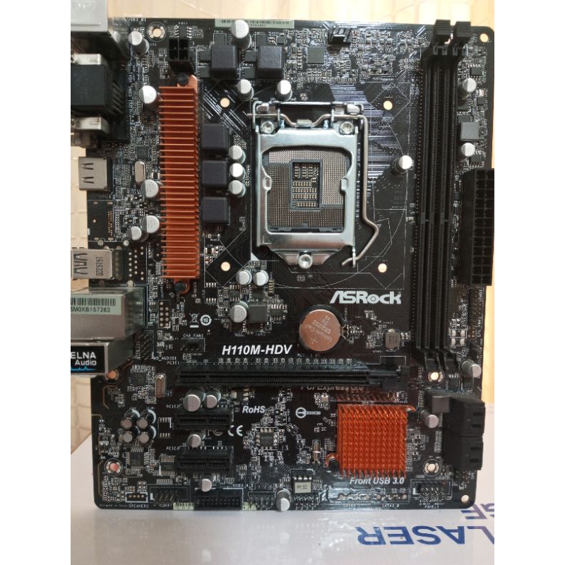 Mainboard 1151V1 ASROCK H110M-HDV Socket1151V1 รองรับ Gen6&7