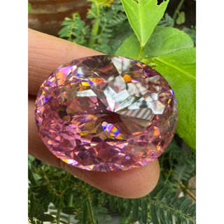 Cz pink Diamond 120 carats 23x27mm 1 pieces