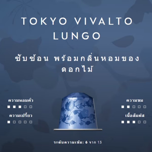 1 Capsule - Nespresso Tokyo Lungo