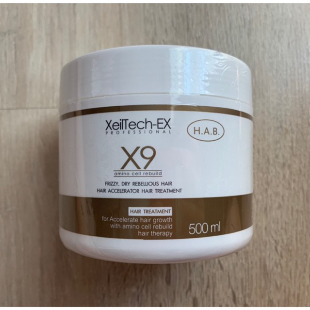 XEILTECH-EX Professional X9 (ของแท้) ทรีทเม้นต์เร่งผมยาว บำรุงรากผม ผมสวย เงางาม 500ml.