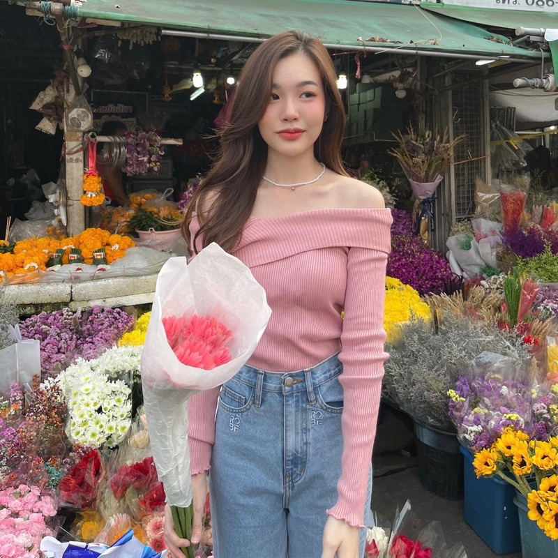 SISSOEUR : Lady pink top🌸