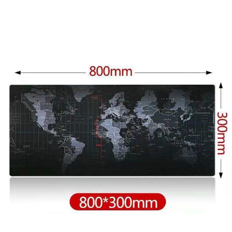 PADMouse แผ่นรองเมาส์อย่างดีลายแผนที่ ผ้ารองเมาส์ ผ้าวางคีย์บอร์ด แผ่นวางมือ ผ้าปูโต๊ะคอม กว้าง30cm 