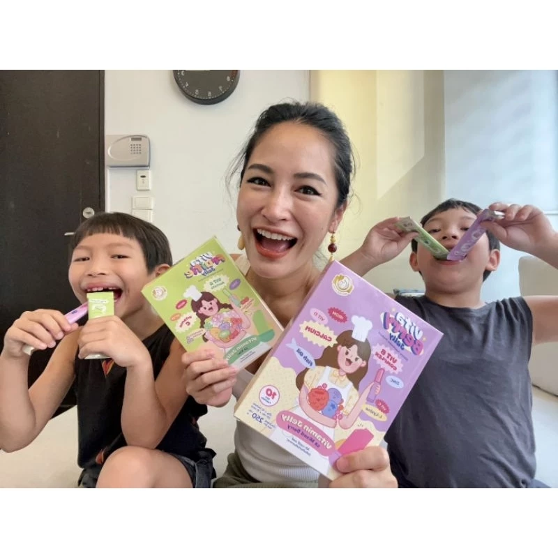 Vita Jelly เจลลี่วิตามิน เพิ่มสูง บำรุงสมอง เจริญอาหาร  เสริมธาตุเหล็ก เพิ่มภูมิ บำรุงสายตา thumbnail 4