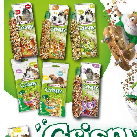 Versele-Laga Crispy Sticks Crunchies ขนม และ คุ๊กกี้ สำหรับ กระต่าย เเละ แฮมเตอร์ 110 g. - 165 g.