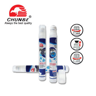 กาวน้ำใส หัวฟองน้ำ ปริมาณ 40ml. CHUNBE #6613GE