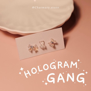 [สินค้าพร้อมส่ง✨] จิวหู HOLOGRAM GANG✨